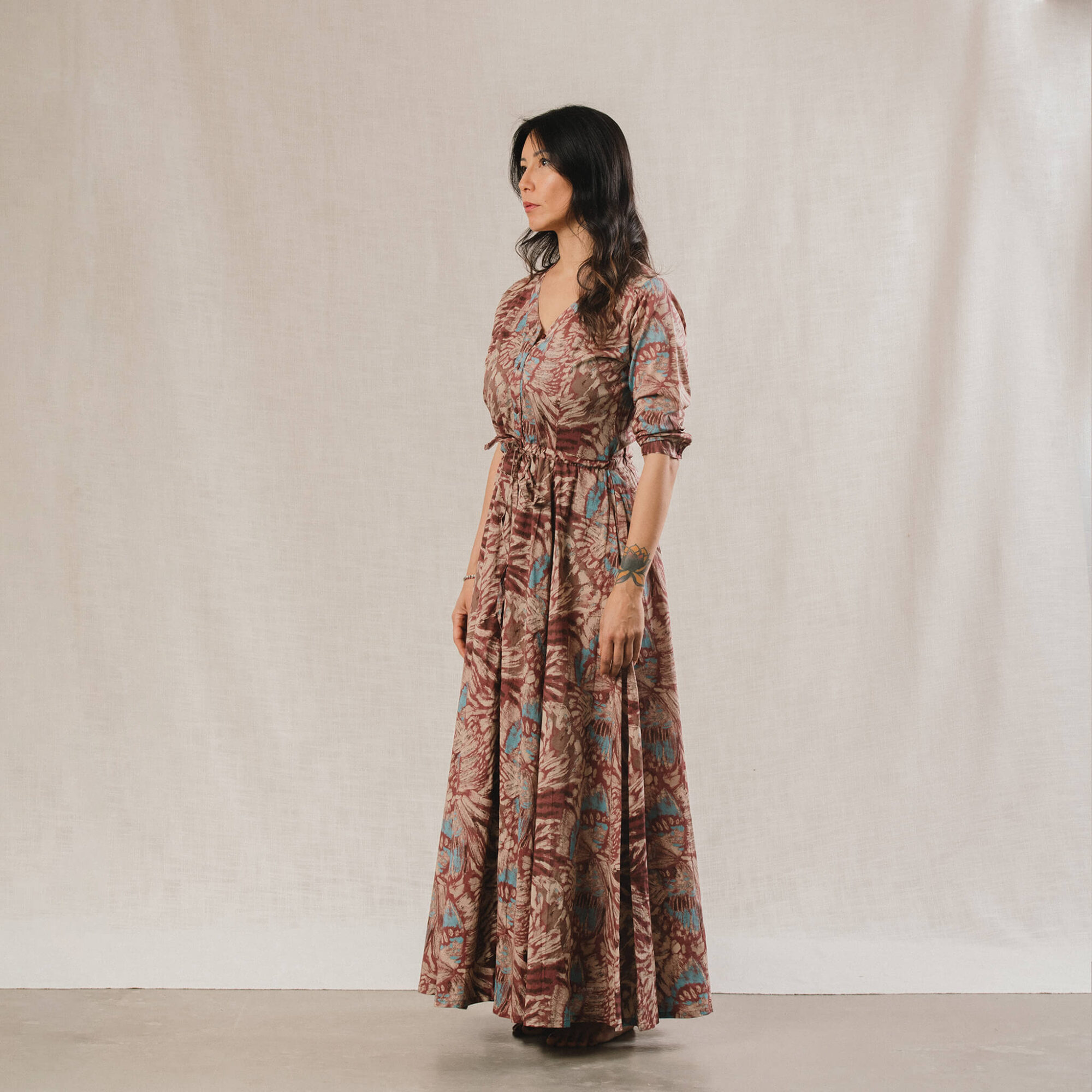 EARTH – Long GOTS-Certified Organic Cotton Dress